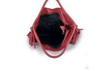 Carica l&#39;immagine nel visualizzatore di Gallery, Borse Donna colore Rosso in pelle Made in Italy

