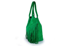 Carica l&#39;immagine nel visualizzatore di Gallery, Borse Donna colore Verde in pelle Made in Italy
