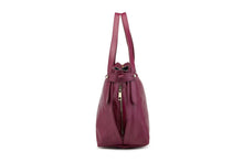Carica l&#39;immagine nel visualizzatore di Gallery, Borse Donna colore Bordeaux in pelle Made in Italy
