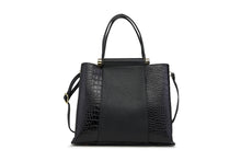 Carica l&#39;immagine nel visualizzatore di Gallery, Borse Donna colore Nero in pelle Made in Italy
