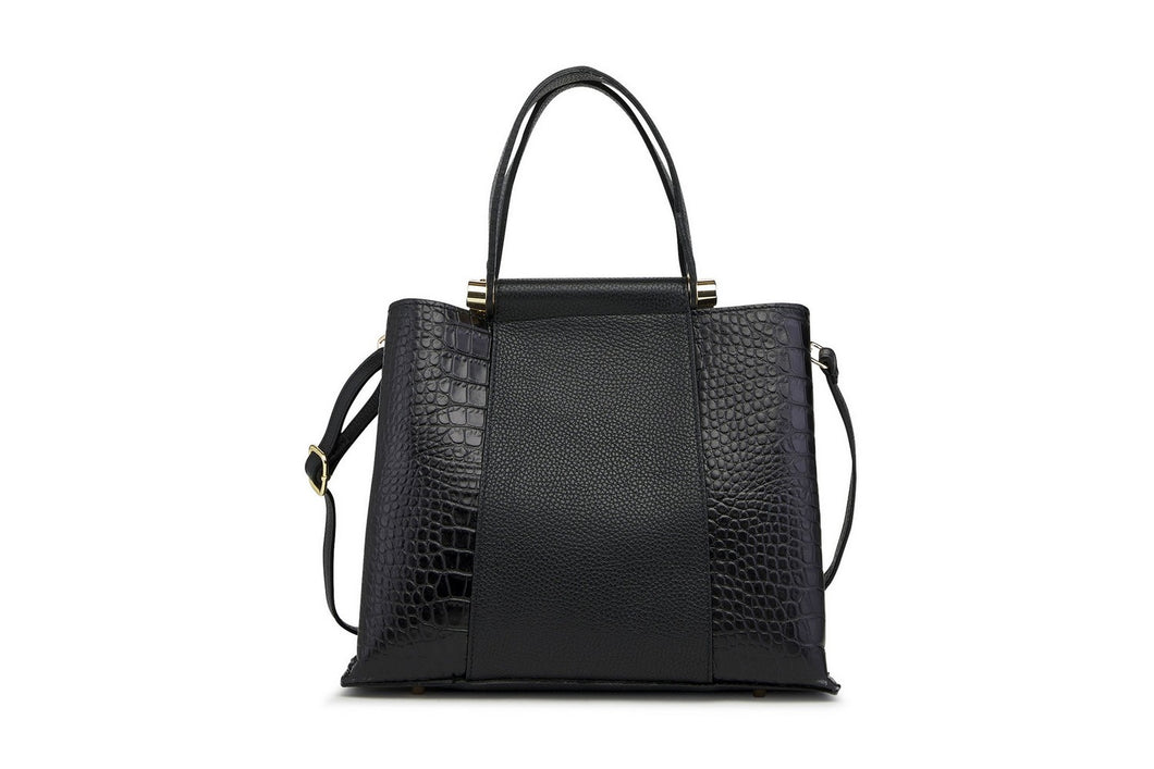 Borse Donna colore Nero in pelle Made in Italy