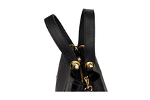 Carica l&#39;immagine nel visualizzatore di Gallery, Borse Donna colore Nero in pelle Made in Italy
