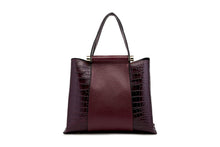 Carica l&#39;immagine nel visualizzatore di Gallery, Borse Donna colore Bordeaux in pelle Made in Italy
