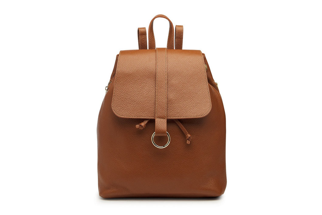 Borse Donna colore Cuoio in pelle Made in Italy