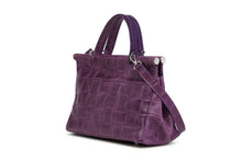 Carica l&#39;immagine nel visualizzatore di Gallery, Borse Donna colore Viola in pelle Made in Italy
