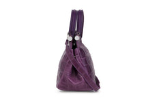 Carica l&#39;immagine nel visualizzatore di Gallery, Borse Donna colore Viola in pelle Made in Italy
