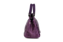 Carica l&#39;immagine nel visualizzatore di Gallery, Borse Donna colore Viola in pelle Made in Italy
