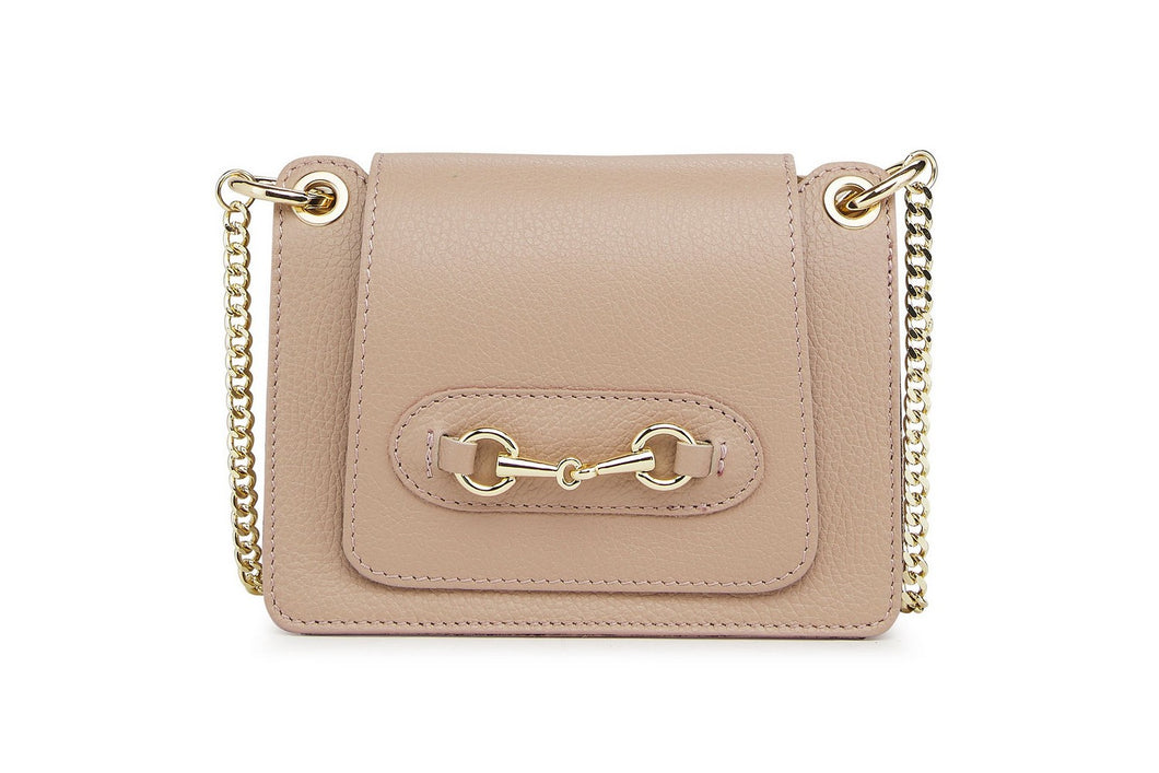 Borse Donna colore Beige in pelle Made in Italy