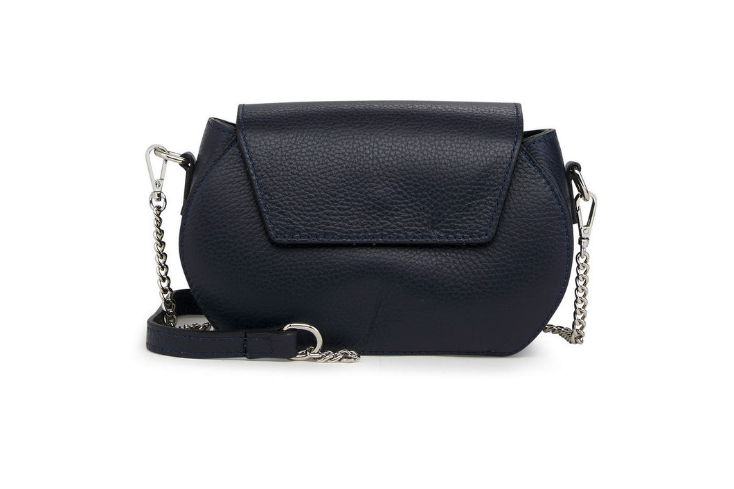 Borse Donna colore Blu in pelle Made in Italy
