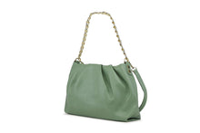 Carica l&#39;immagine nel visualizzatore di Gallery, Borse Donna colore Verde in pelle Made in Italy
