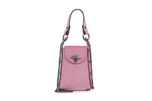 Carica l&#39;immagine nel visualizzatore di Gallery, Borse Donna colore Rosa in pelle Made in Italy
