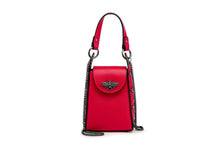 Carica l&#39;immagine nel visualizzatore di Gallery, Borse Donna colore Rosso in pelle Made in Italy
