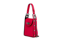 Carica l&#39;immagine nel visualizzatore di Gallery, Borse Donna colore Rosso in pelle Made in Italy
