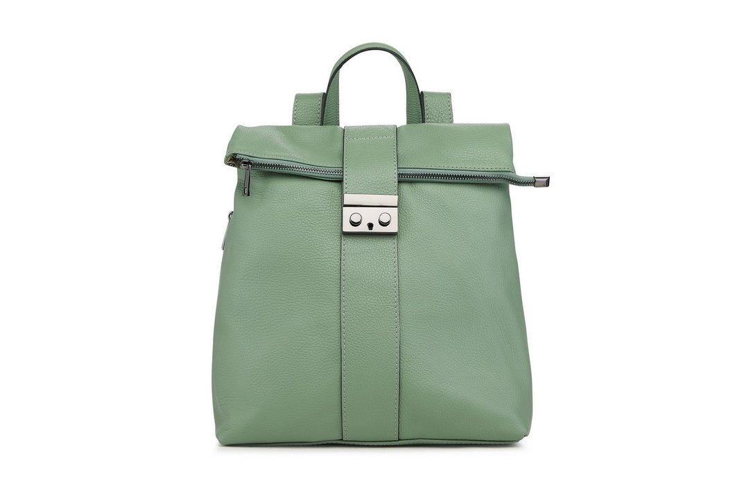 Borse Donna colore Verde in pelle Made in Italy