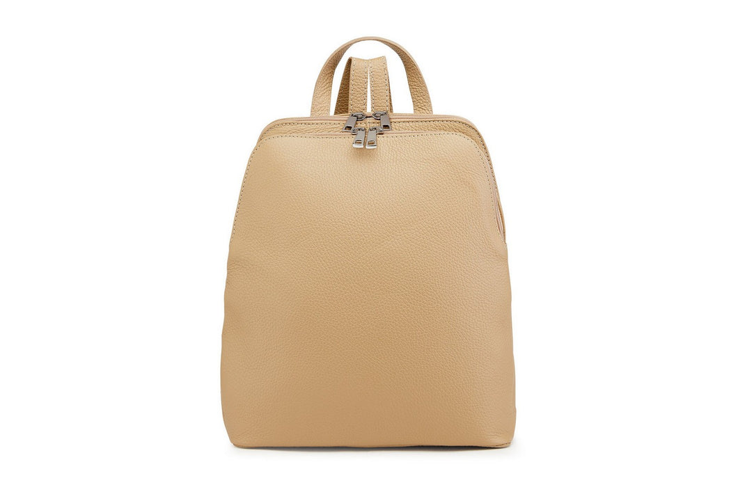 Borse Donna colore Beige in pelle Made in Italy
