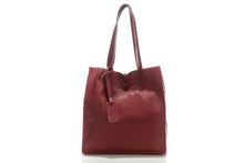Carica l&#39;immagine nel visualizzatore di Gallery, Borse Donna colore Bordeaux in pelle Made in Italy

