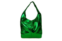 Carica l&#39;immagine nel visualizzatore di Gallery, Borse Donna colore Verde in pelle Made in Italy
