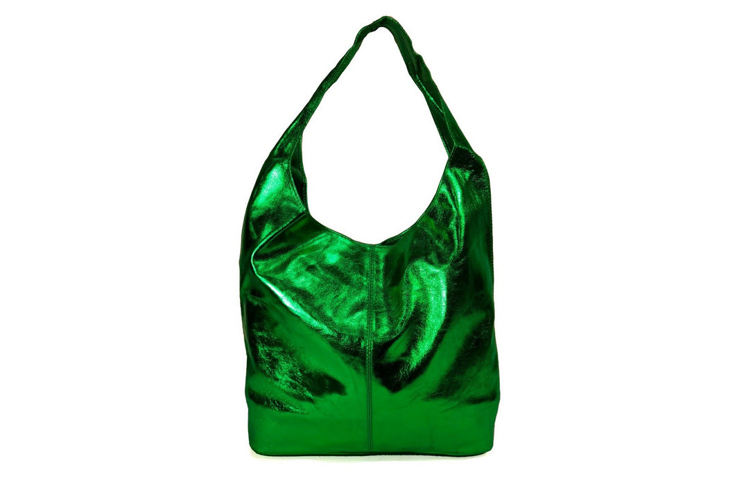 Borse Donna colore Verde in pelle Made in Italy