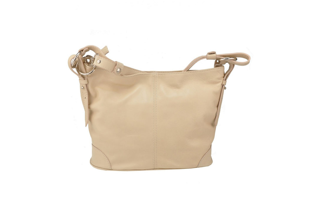 Borse Donna colore Beige in pelle Made in Italy