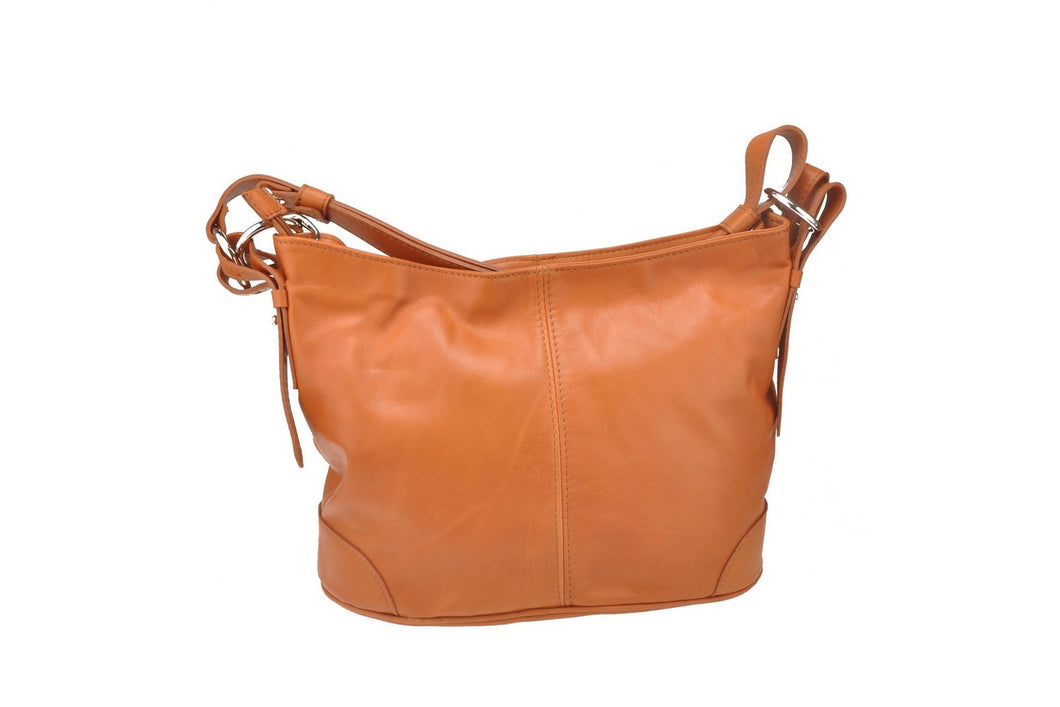 Borse Donna colore Cuoio in pelle Made in Italy