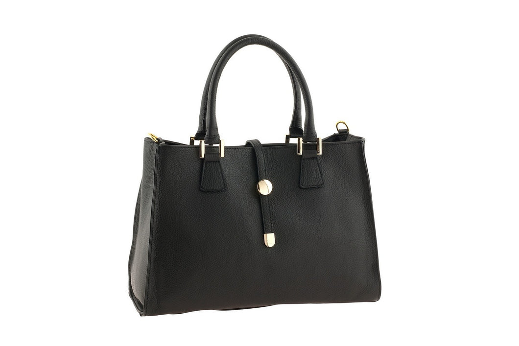 Borse Donna colore Nero in pelle Made in Italy