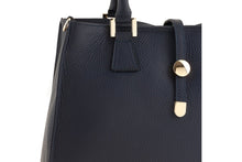 Carica l&#39;immagine nel visualizzatore di Gallery, Borse Donna colore Blu in pelle Made in Italy
