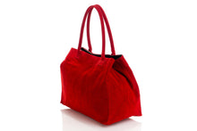 Carica l&#39;immagine nel visualizzatore di Gallery, Borse Donna colore Rosso in pelle Made in Italy
