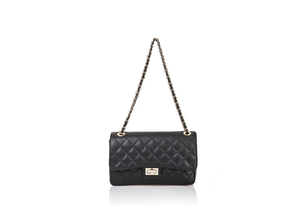 Borse Donna colore Nero in pelle Made in Italy