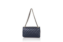 Carica l&#39;immagine nel visualizzatore di Gallery, Borse Donna colore Blu in pelle Made in Italy
