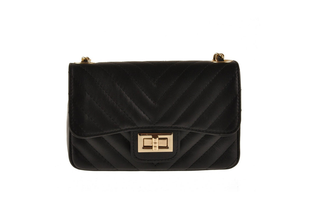 Borse Donna colore Nero in pelle Made in Italy