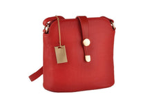 Carica l&#39;immagine nel visualizzatore di Gallery, Borse Donna colore Rosso in pelle Made in Italy
