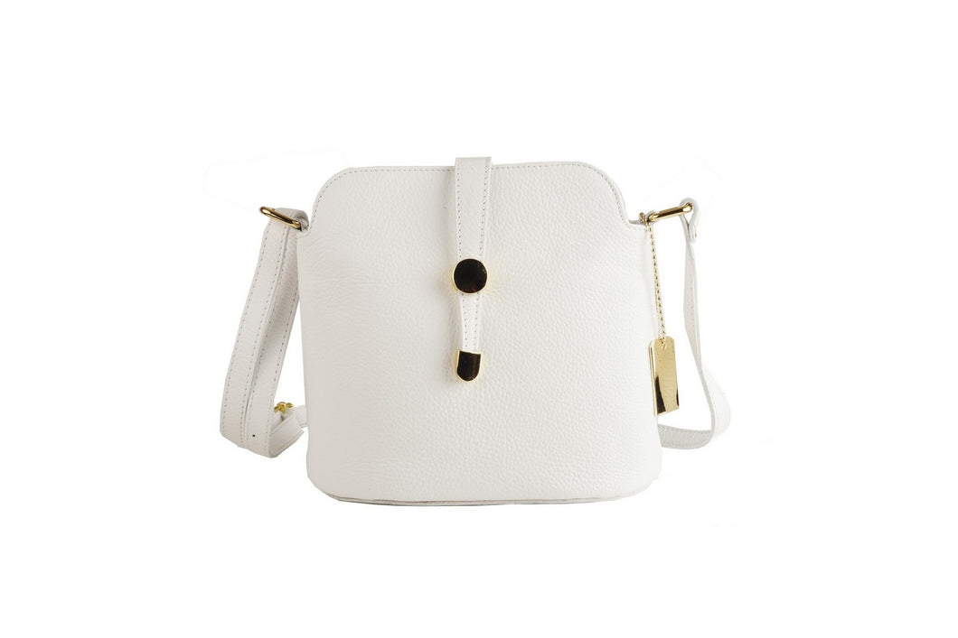 Borse Donna colore Bianco in pelle Made in Italy