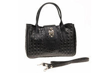 Carica l&#39;immagine nel visualizzatore di Gallery, Borse Donna colore Nero in pelle Made in Italy
