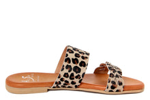 Carica l&#39;immagine nel visualizzatore di Gallery, Sandali flat Donna in Pelle Multicolore
