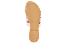 Carica l&#39;immagine nel visualizzatore di Gallery, Sandali flat Donna in Pelle Rosa
