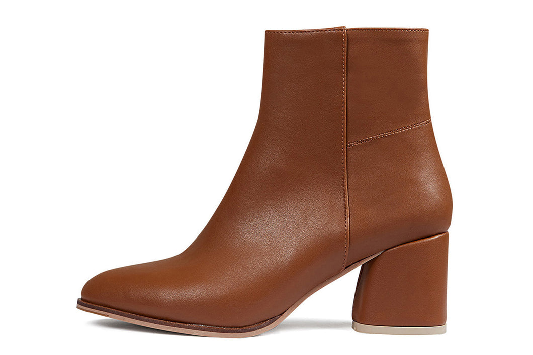 Stivaletto con tacco Donna colore Marrone