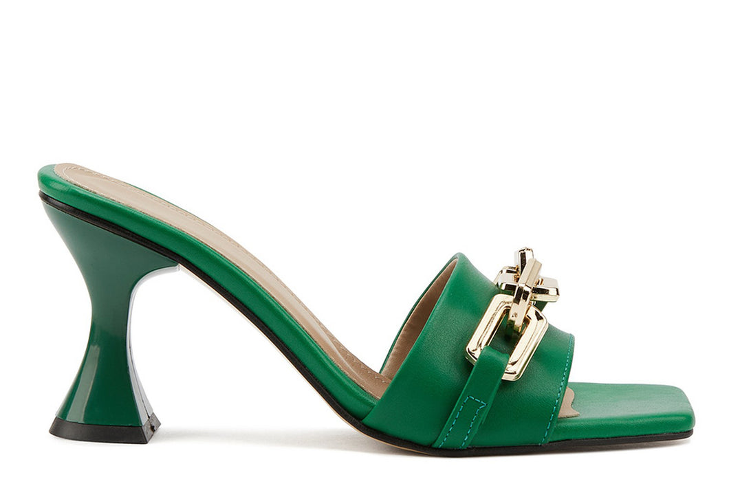 Sandalo Donna colore Verde